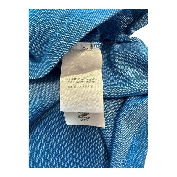 DKNY Short Sleeve Button Front Slim Fit Polo Shirt - Size XL - Picture 5 of 9